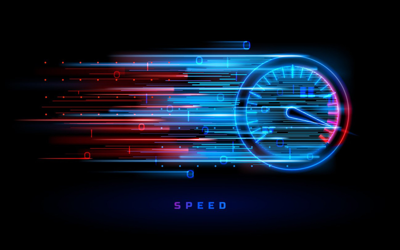 Screenshot of the SamNet Speedtest interface